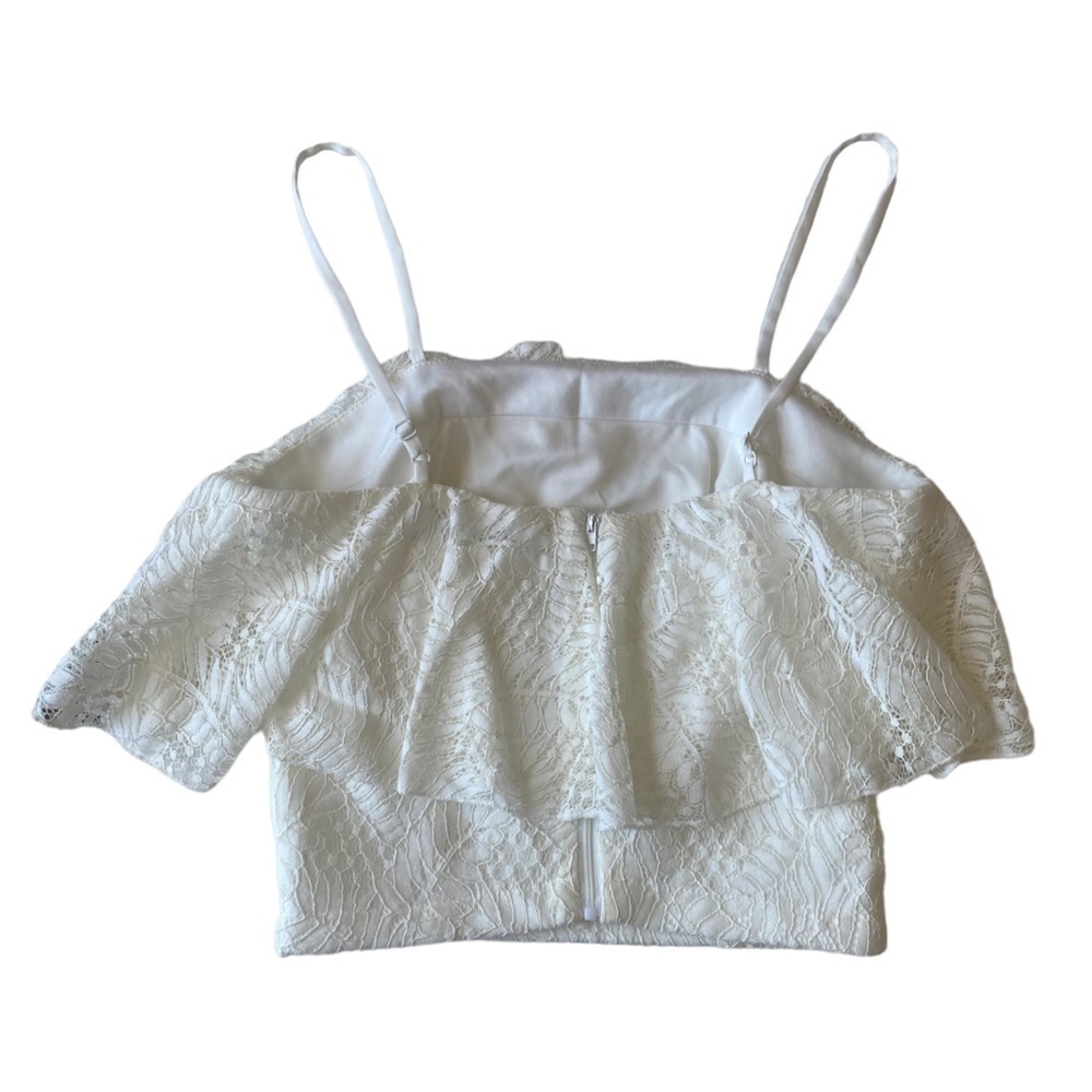NWOT Aqua Crop Top - Picture 2 of 6